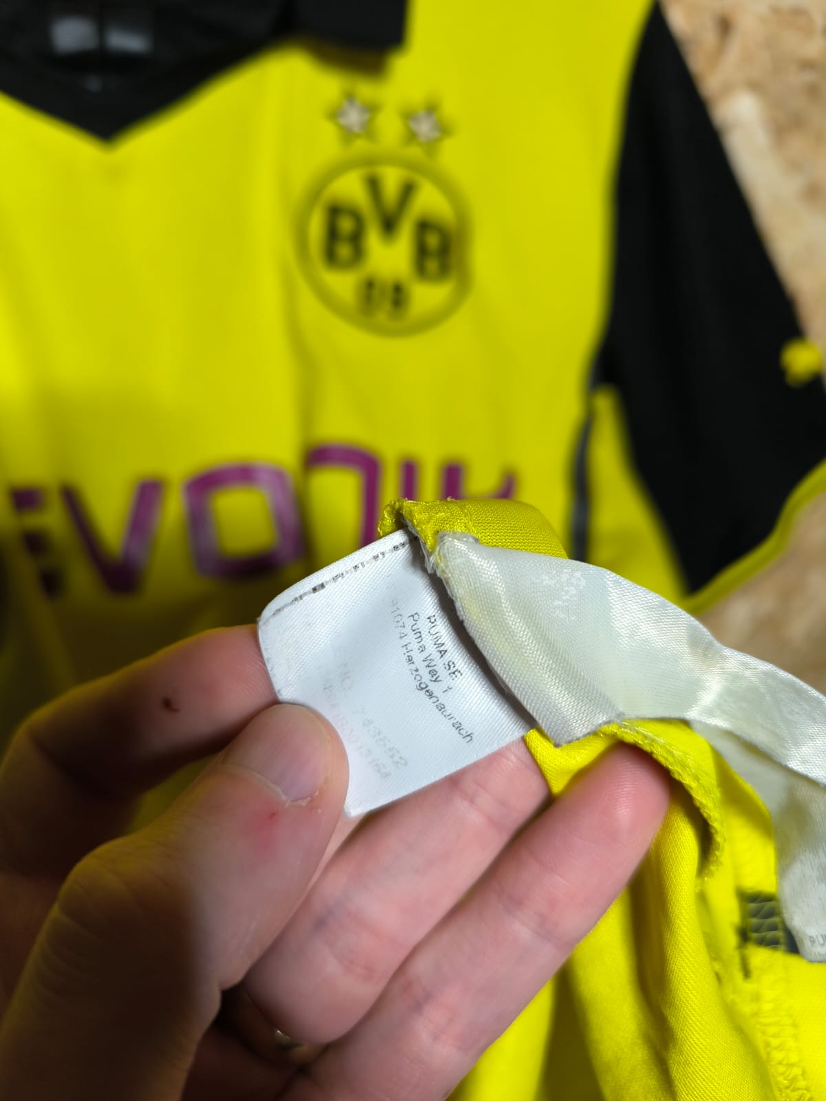 2013 Dortmund European Home 'Hummels 15', Medium