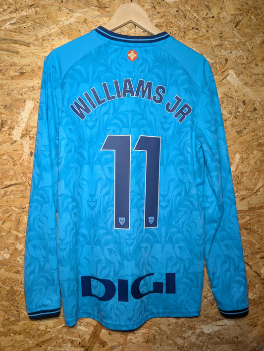 Authentic Athletic Club 2023 Castore Away Long Sleeve Football Shirt 'Williams Jr 11' (Image 2)