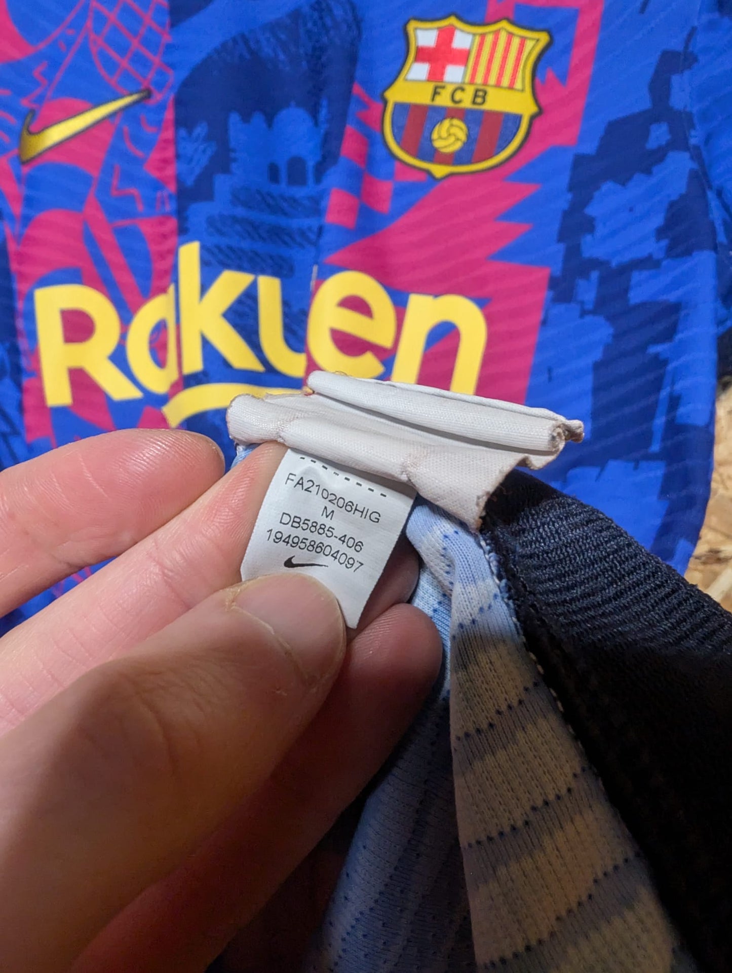 2021 Barcelona European Home Player Spec, Medium