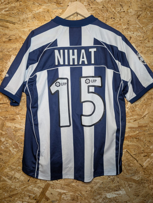 Authentic Real Sociedad 2004 Astore Home Short Sleeve Football Shirt 'Nihat 15' (Image 2)