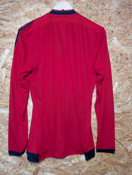 Authentic Lyon 2015 Adidas Away Long Sleeve Kitroom Issued Football Shirt (Image 2)