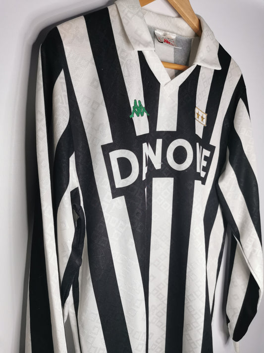 Authentic 1993 Juventus Home Long Sleeve Player Spec #10 (Image 2)