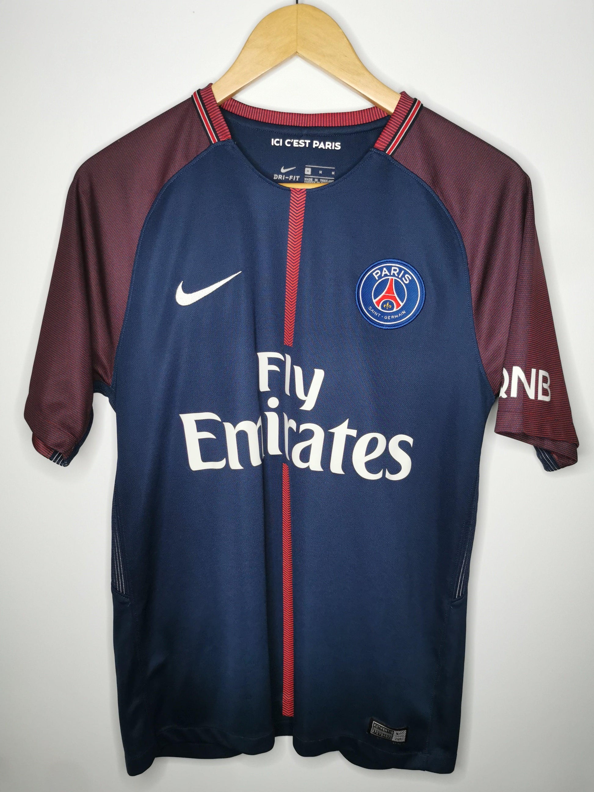 2017 PSG Home Mbappe 29, Medium - footballshirts.ie