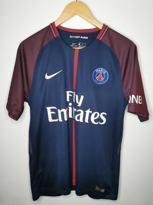 2017 PSG Home Mbappe 29, Medium - footballshirts.ie