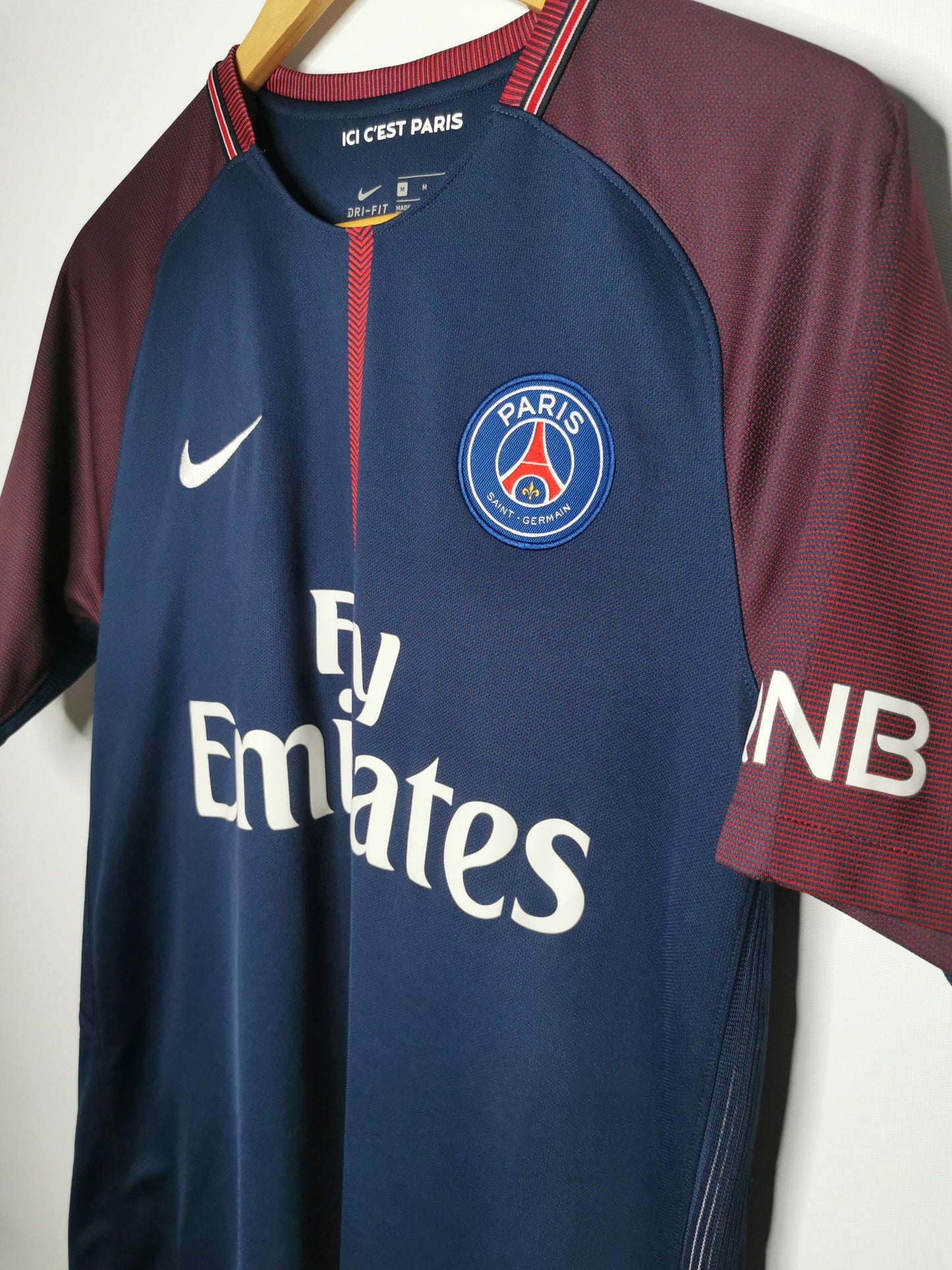 2017 PSG Home Mbappe 29, Medium - footballshirts.ie