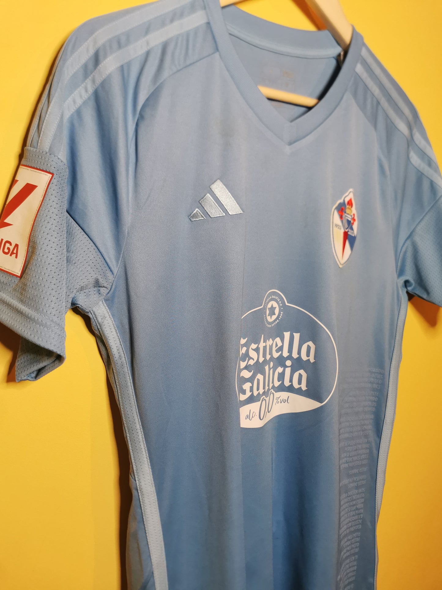 2023 Celta Vigo Home Fran Beltran matchworn & signed vs Valencia