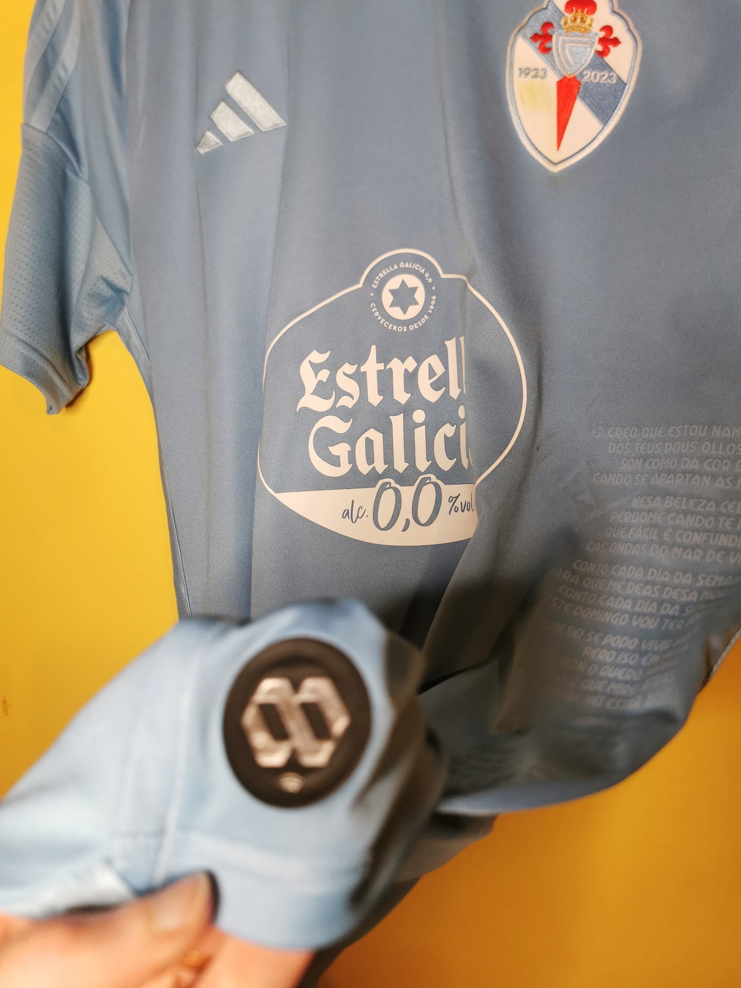 2023 Celta Vigo Home Fran Beltran matchworn & signed vs Valencia