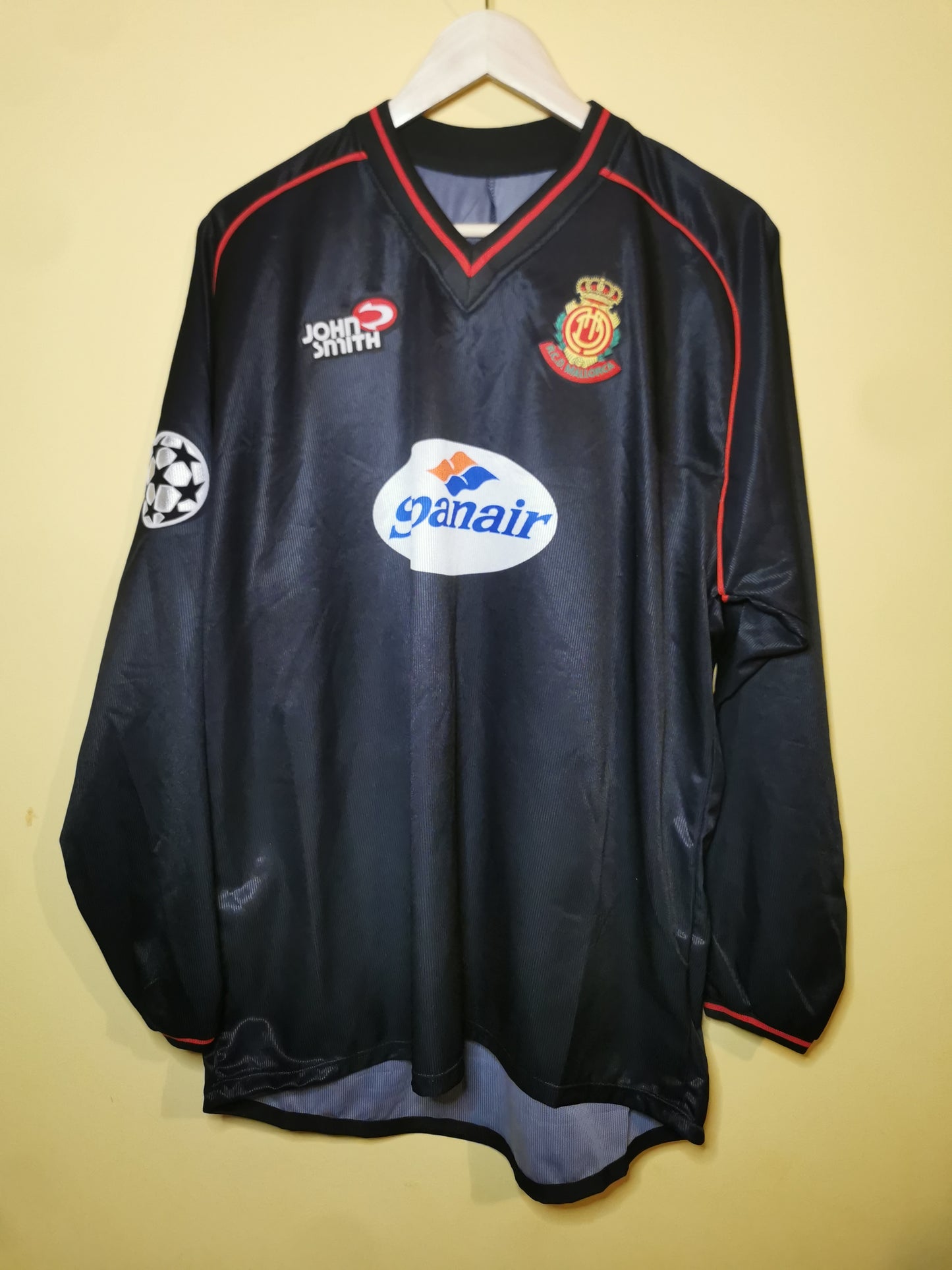 2001 Real Mallorca Away Long Sleeve Julien Robles UCL matchworn vs Arsenal