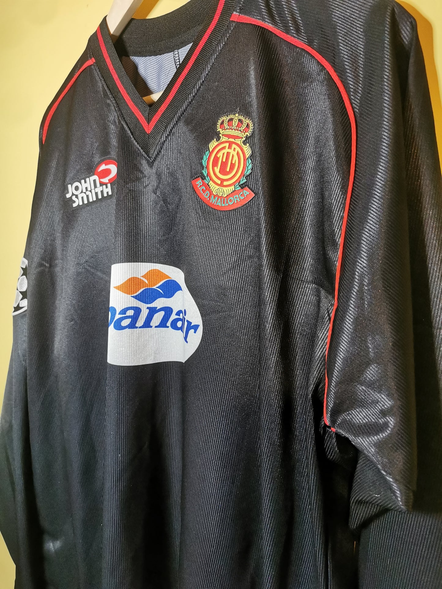 2001 Real Mallorca Away Long Sleeve Julien Robles UCL matchworn vs Arsenal