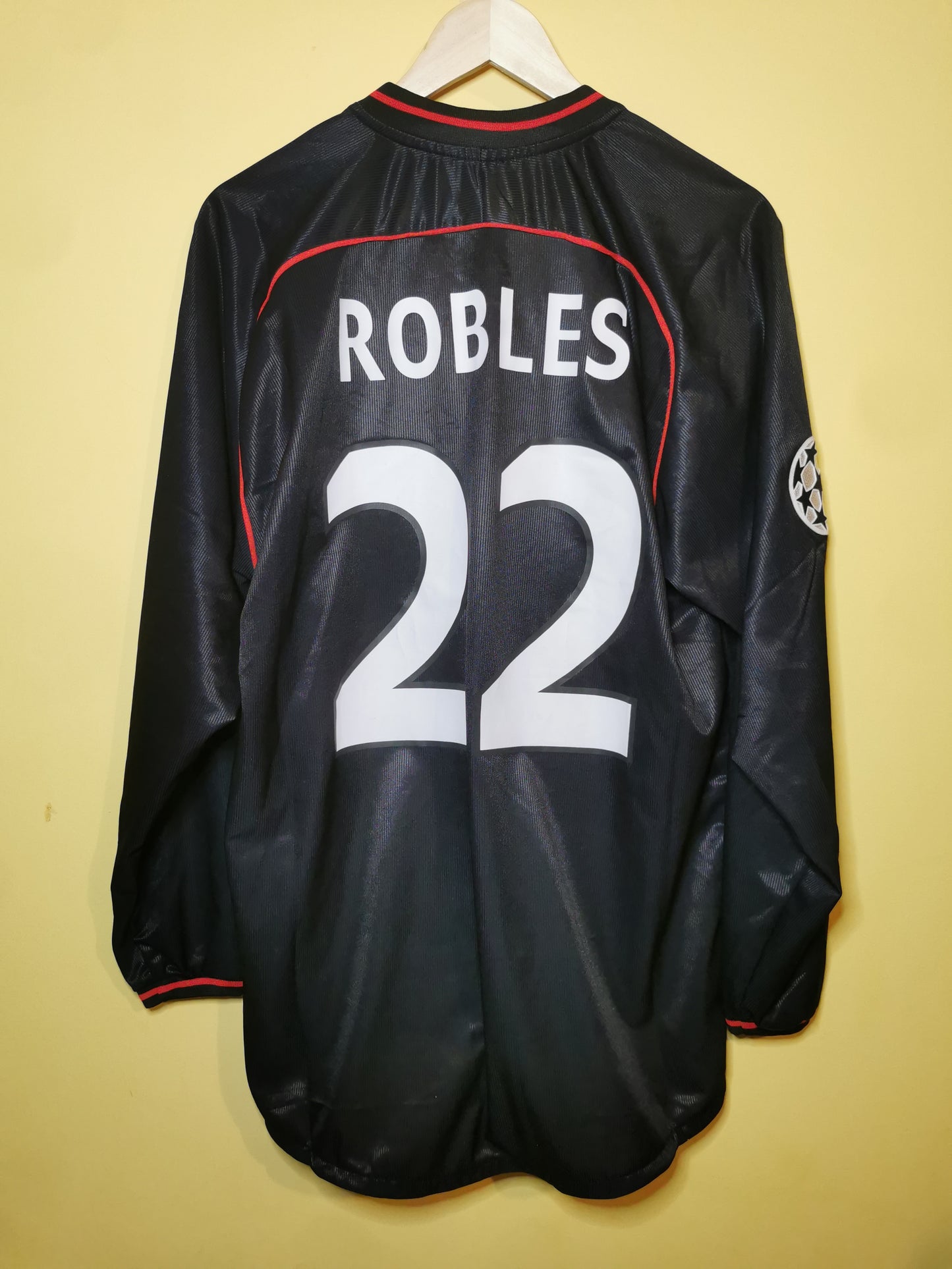 2001 Real Mallorca Away Long Sleeve Julien Robles UCL matchworn vs Arsenal