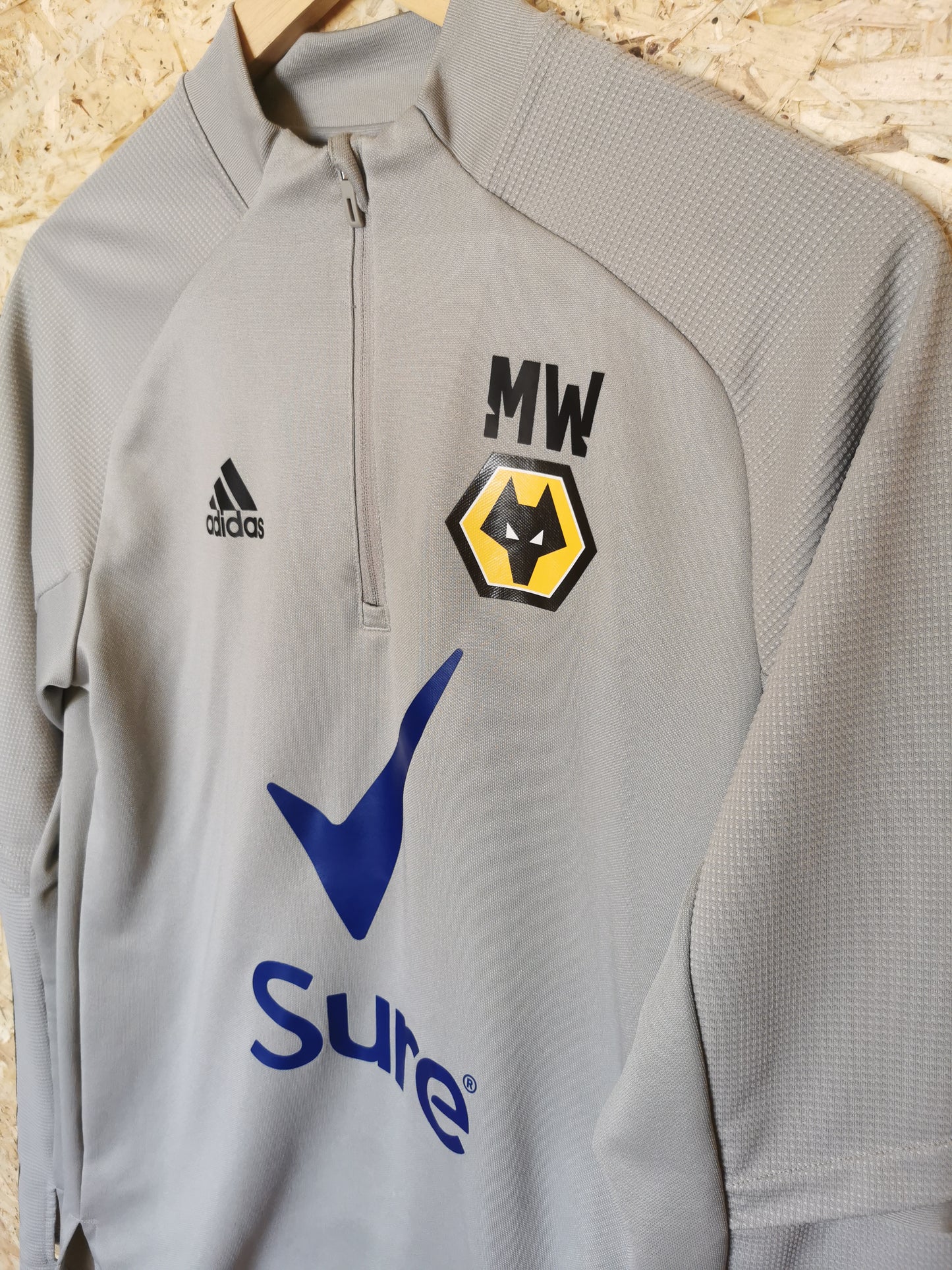2019 Wolves Staff Issued Training Top 'MW', Small (fits Medium)