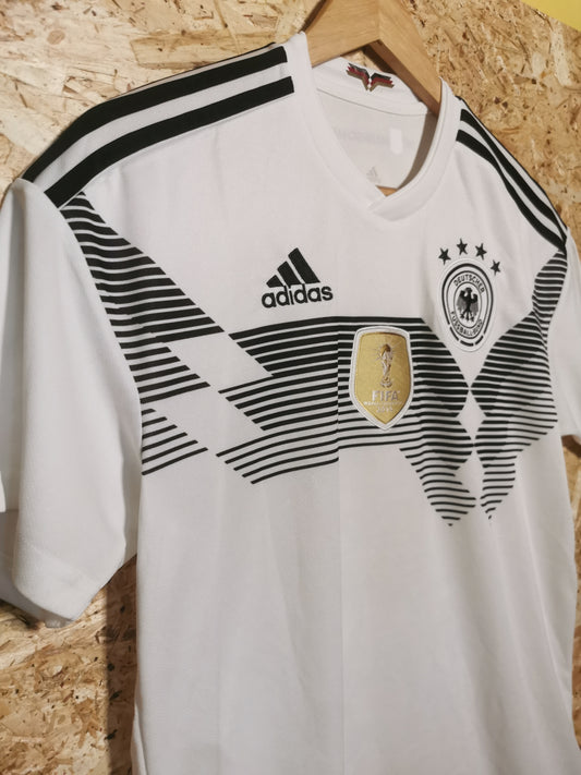 Authentic Germany 2018 Adidas Home Short Sleeve Football Shirt (Image 2)