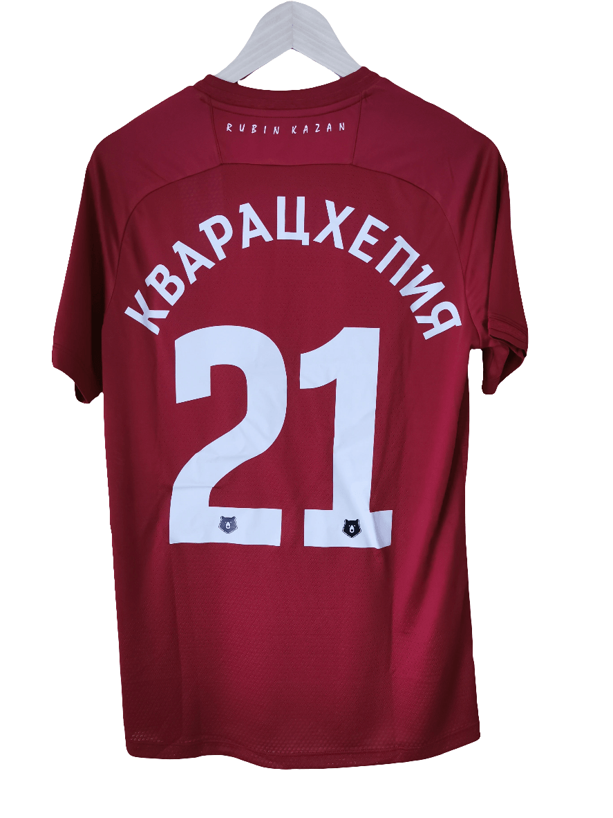 2019 Rubin Kazan Home 'Kvaratskhelia 21', Medium, BNWT - footballshirts.ie