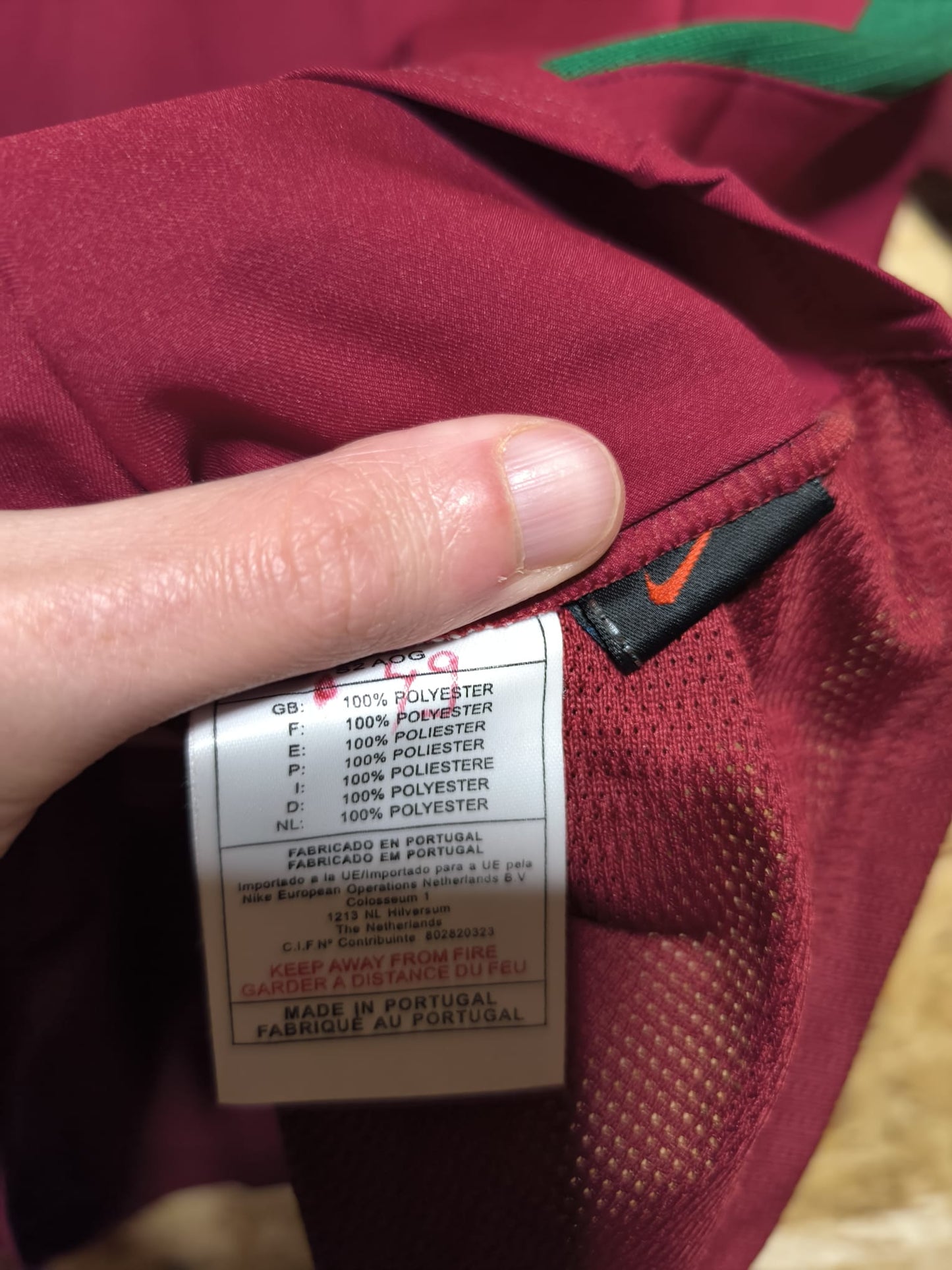 2002 Portugal Home, X Large