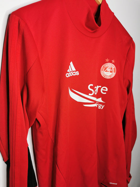 Authentic Aberdeen 2014 Adidas Long Sleeve Football Training Top (Image 2)