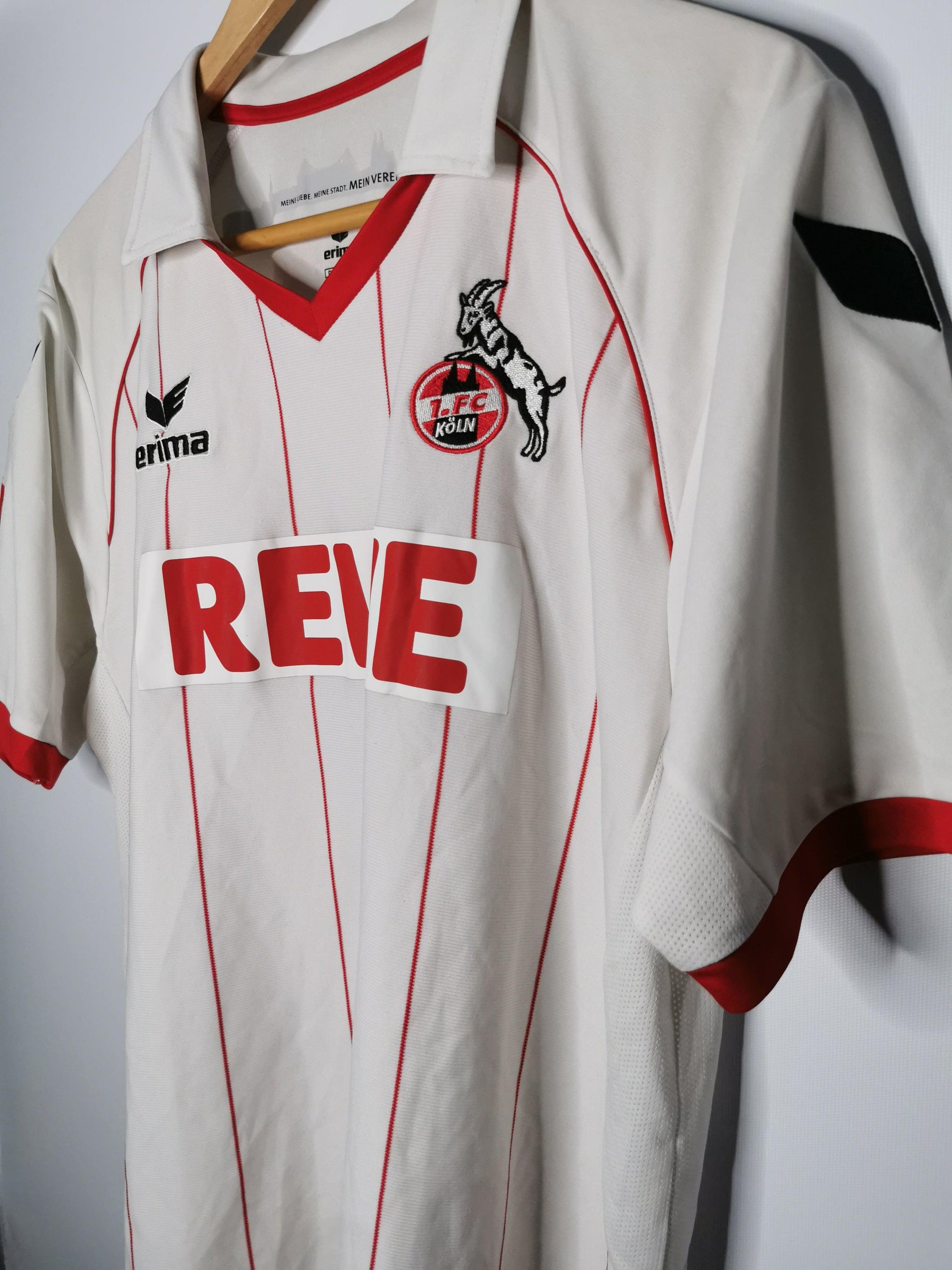 2012 Cologne Home Matchworn and Signed 'Chihi 7', X Large - footballshirts.ie