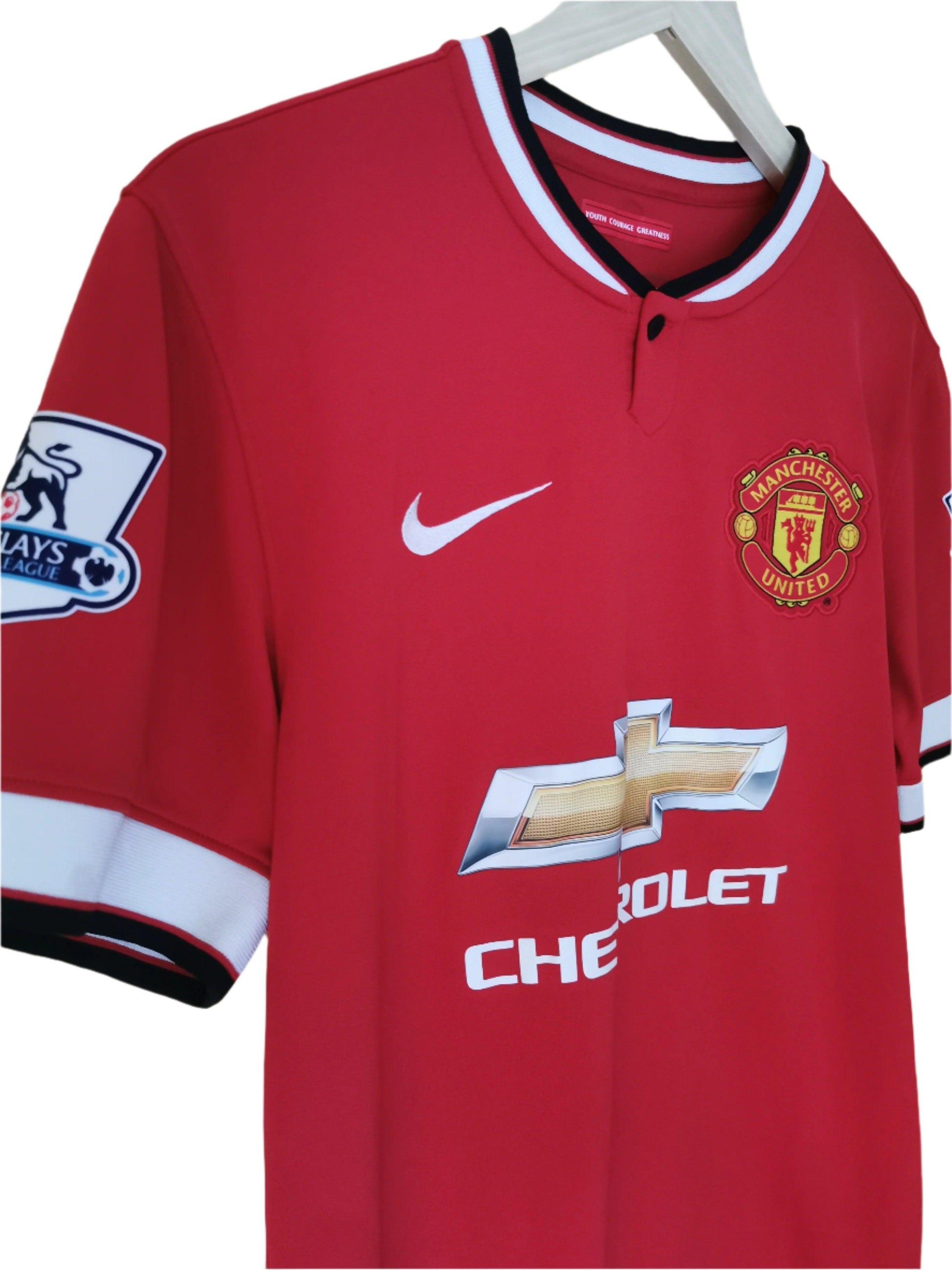 2014 Man United Home 'Falcao 9', Medium - footballshirts.ie