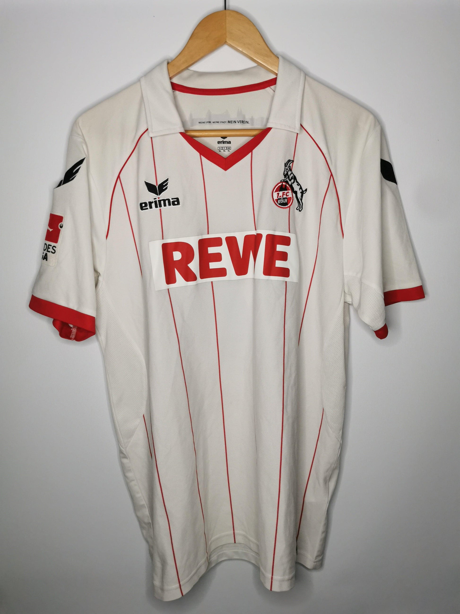 2012 Cologne Home Matchworn and Signed 'Chihi 7', X Large - footballshirts.ie