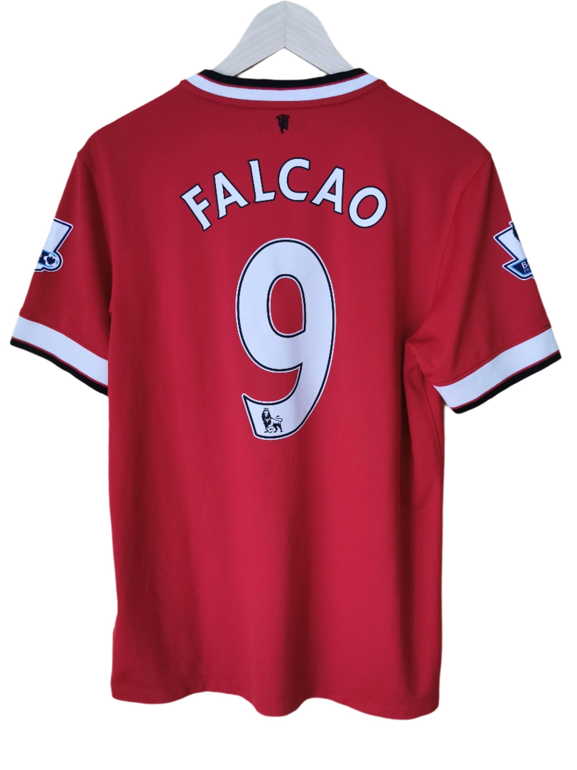 2014 Man United Home 'Falcao 9', Medium - footballshirts.ie