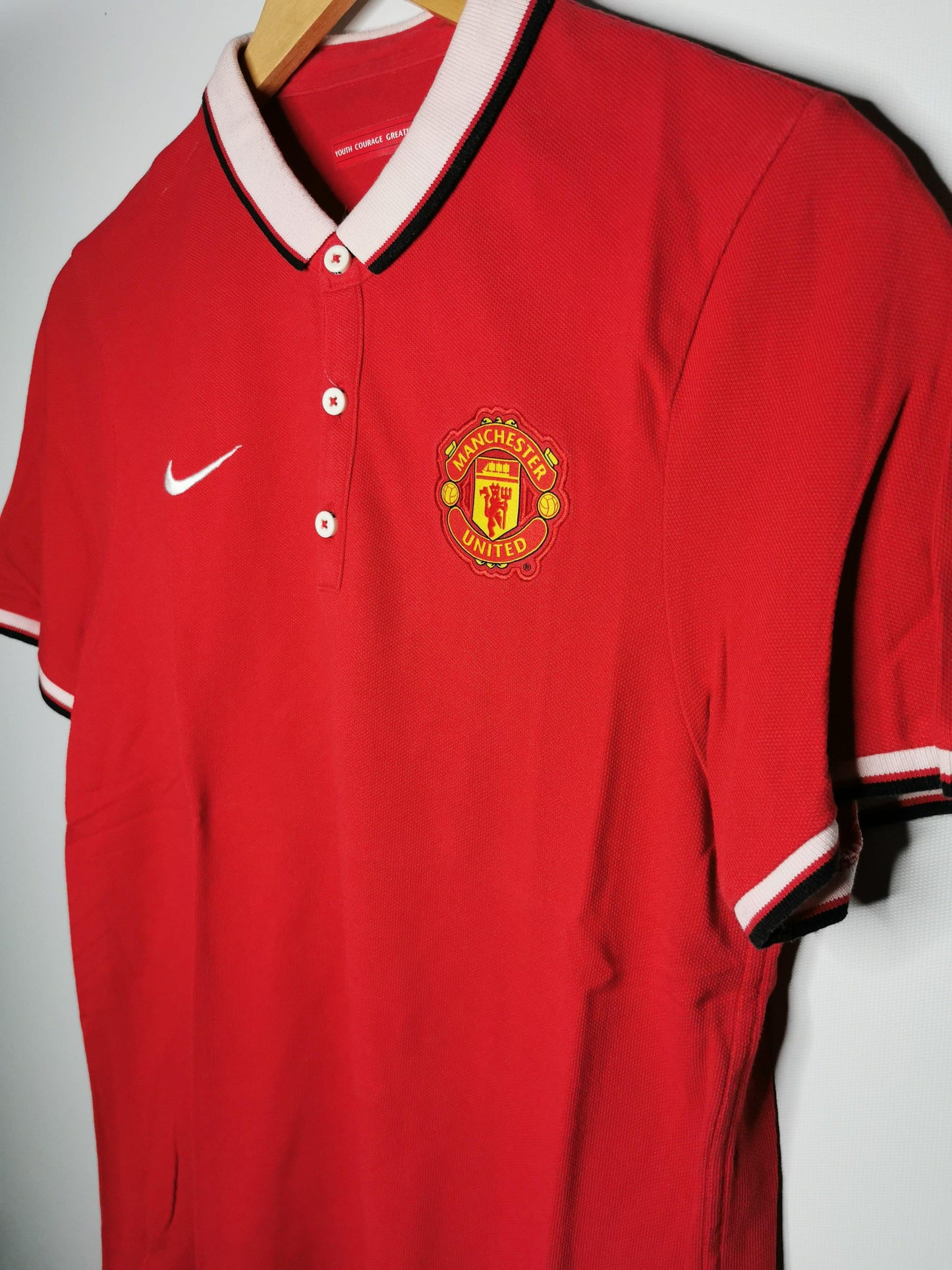 2014 Man United polo shirt, Small - footballshirts.ie
