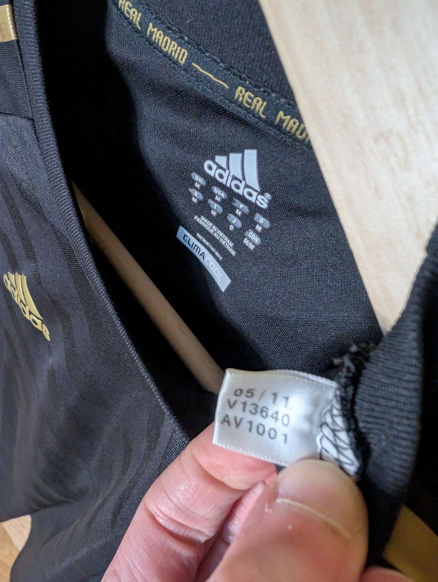 2011 Real Madrid Away Long Sleeve Kitroom Issue, Medium