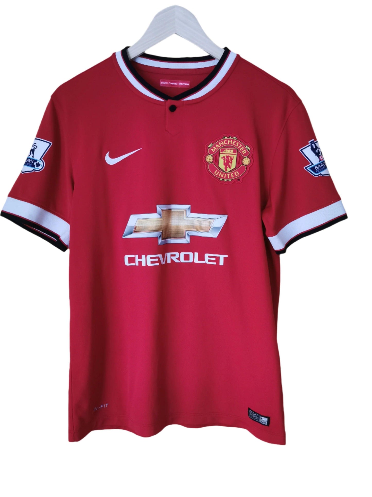 2014 Man United Home 'Falcao 9', Medium - footballshirts.ie