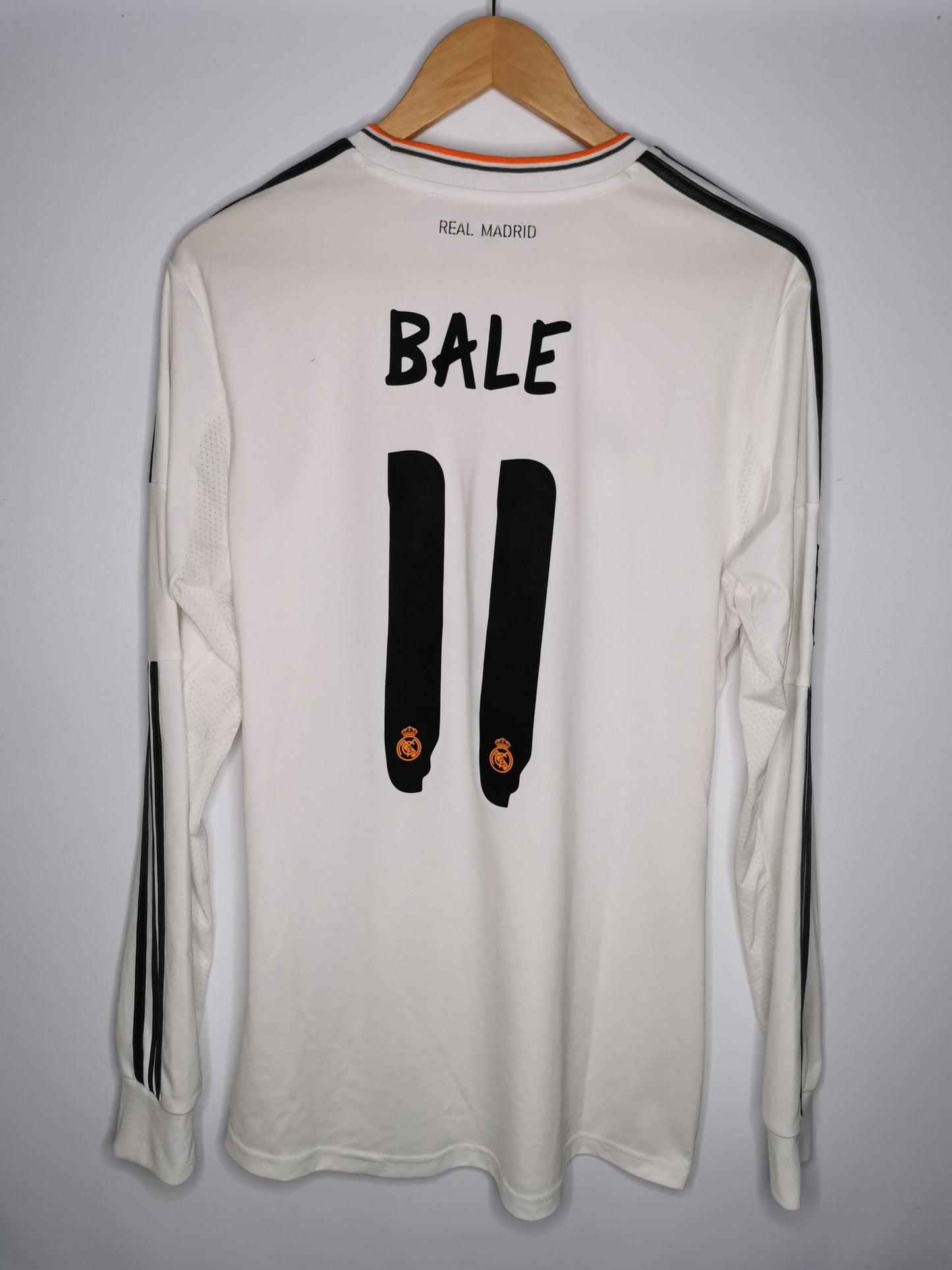 2013 Real Madrid Home Long Sleeve 'Bale 11', Medium