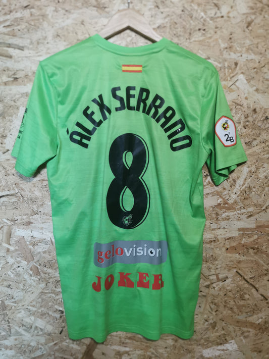 Authentic Talavera de la Reina 2020 Joma Home Short Sleeve Match Worn Football Shirt 'Alex Serrano' (Image 2)
