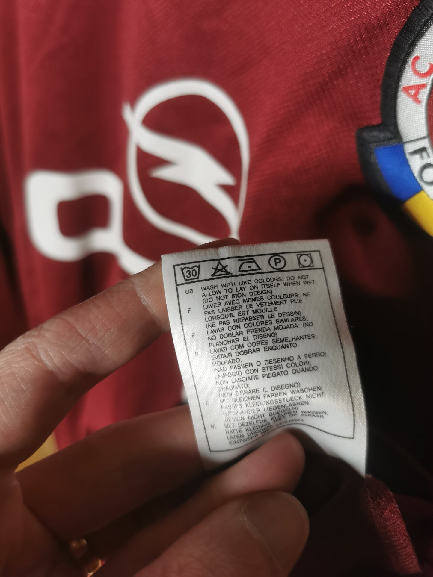 1997 Sparta Prague Home Long Sleeve, X Large