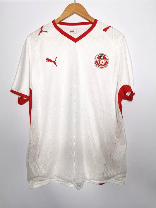 2008 Tunisia Home Player Spec, Large - footballshirts.ie