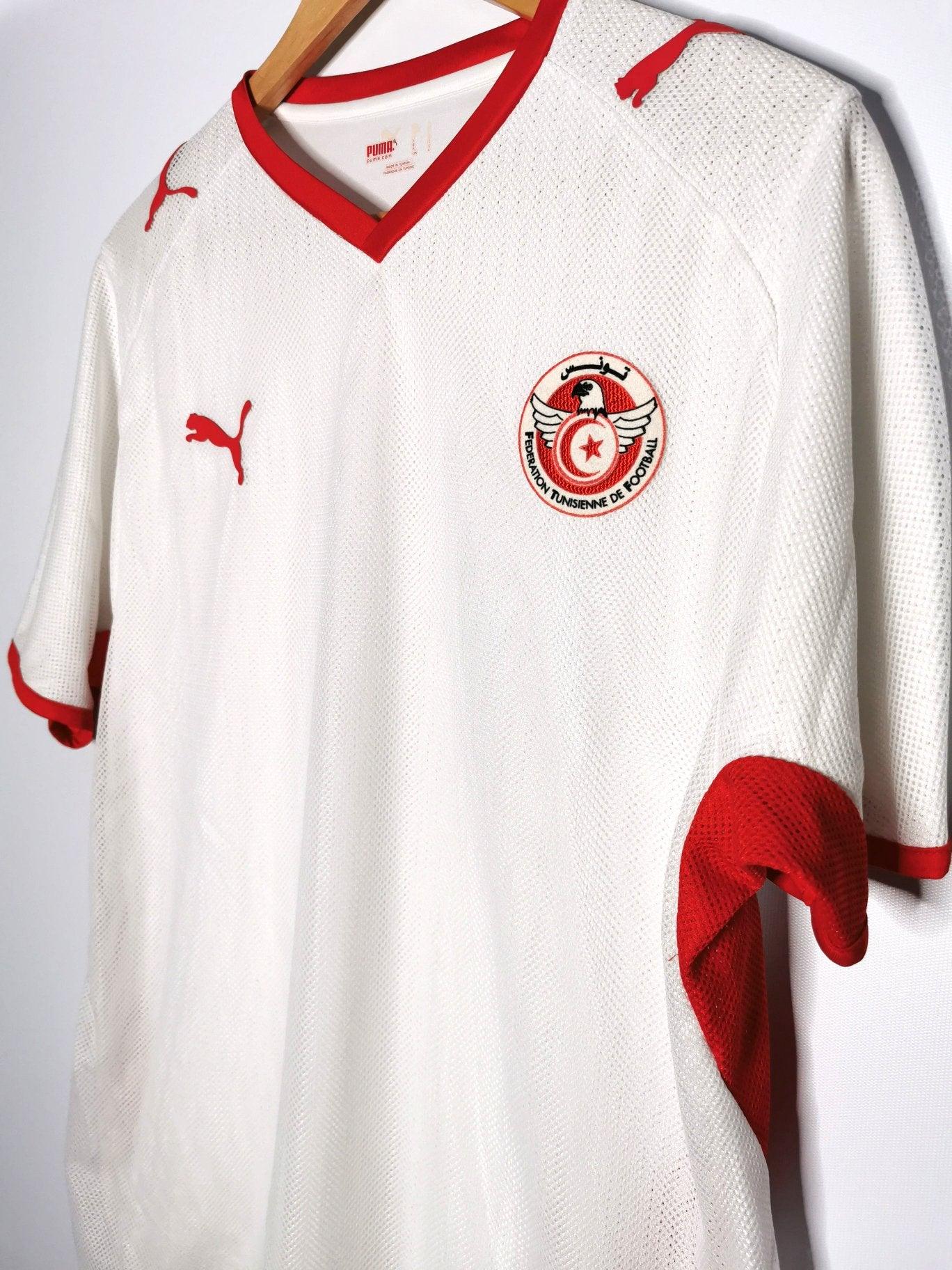 2008 Tunisia Home Player Spec, Large - footballshirts.ie