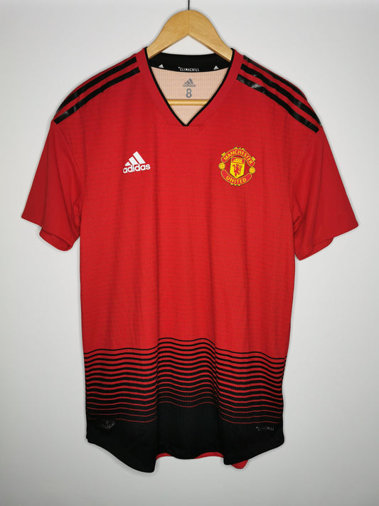 2018 Man United Home Kitroom Issued, 8 (Large) - footballshirts.ie