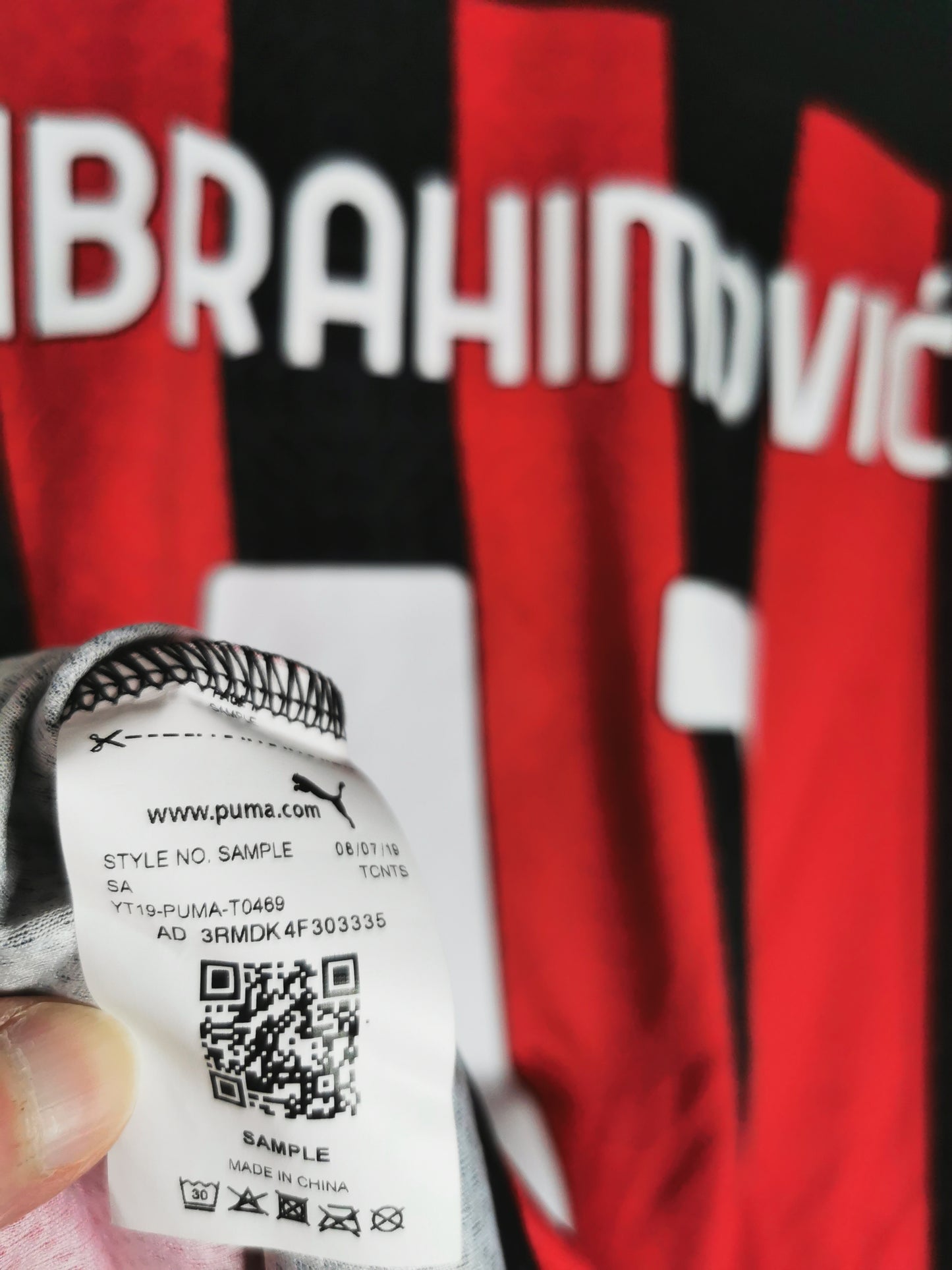 2020 Milan Home SAMPLE 'Ibrahimovic 11', Medium, BNWT