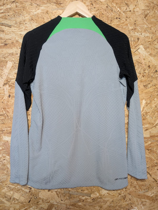 Authentic Liverpool 2022 Nike Long Sleeve Kitroom Issued Football Training Top #9 (Image 2)