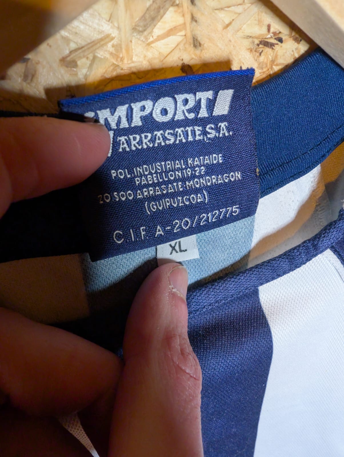 2004 Real Sociedad Home 'Nihat 15', X Large (fits Large)