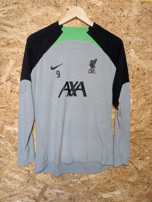 2022 Liverpool Player Issue Training Top #9, Medium (tight fit)