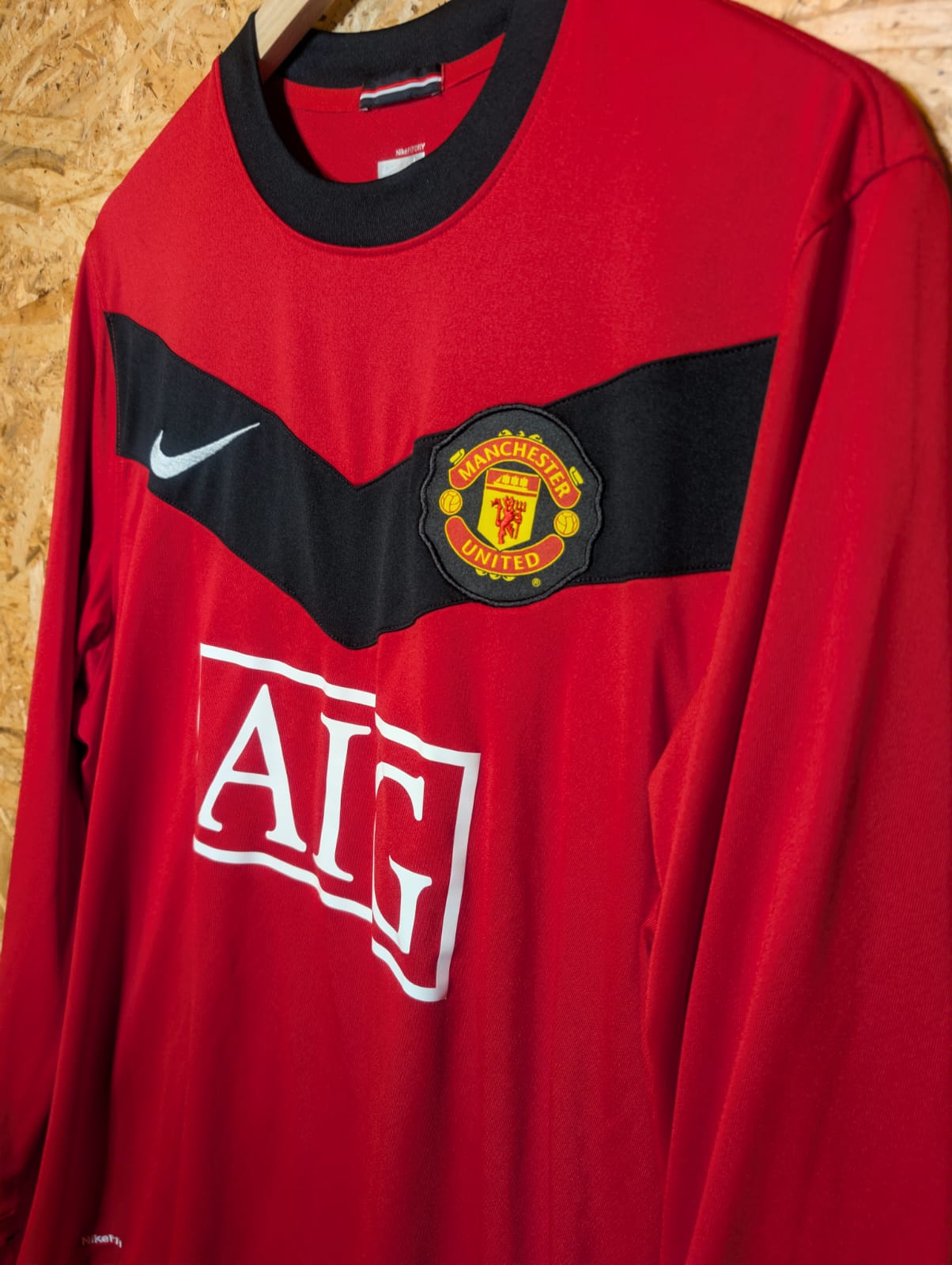 2009 Man United Home Long Sleeve 'Rooney 10', Large