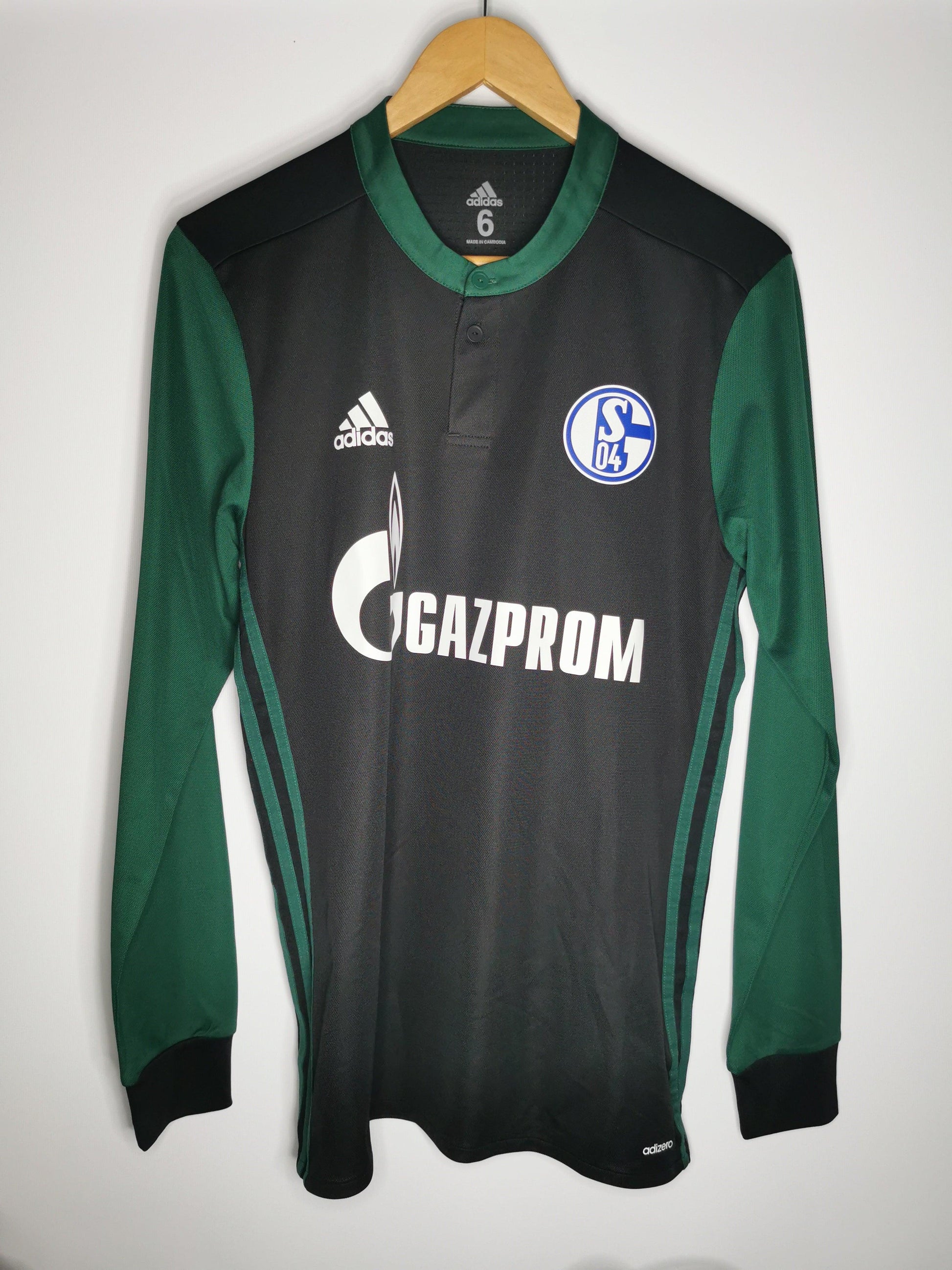 2017 Schalke Away long sleeve kitroom issue, Medium (6) - footballshirts.ie