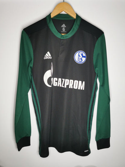 2017 Schalke Away long sleeve kitroom issue, Medium (6) - footballshirts.ie