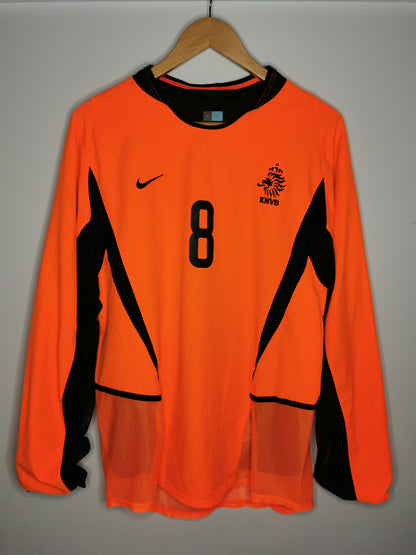 2002 Netherlands Home long sleeve player spec 'Cocu 8', Medium