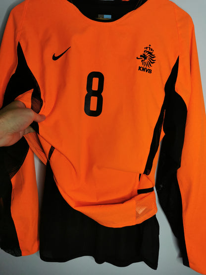 2002 Netherlands Home long sleeve player spec 'Cocu 8', Medium
