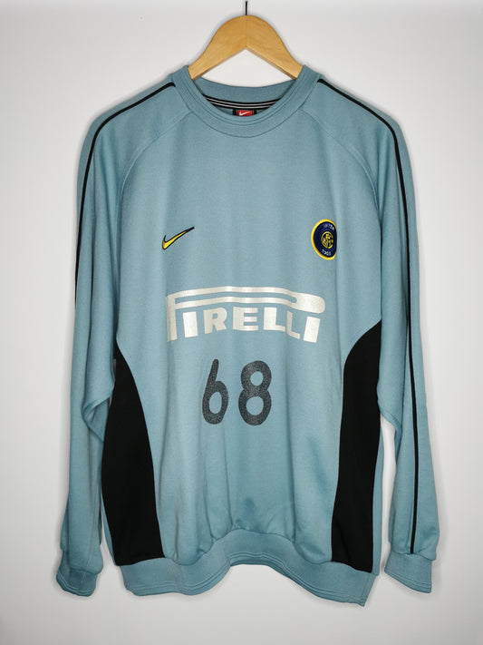 1999 Inter Milan Player Issue Sweatshirt #68, Medium