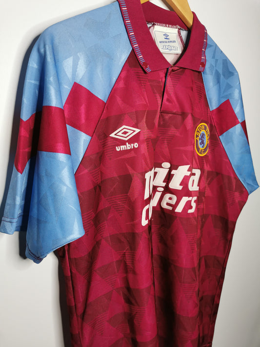 Authentic 1992 Aston Villa Home (Image 2)