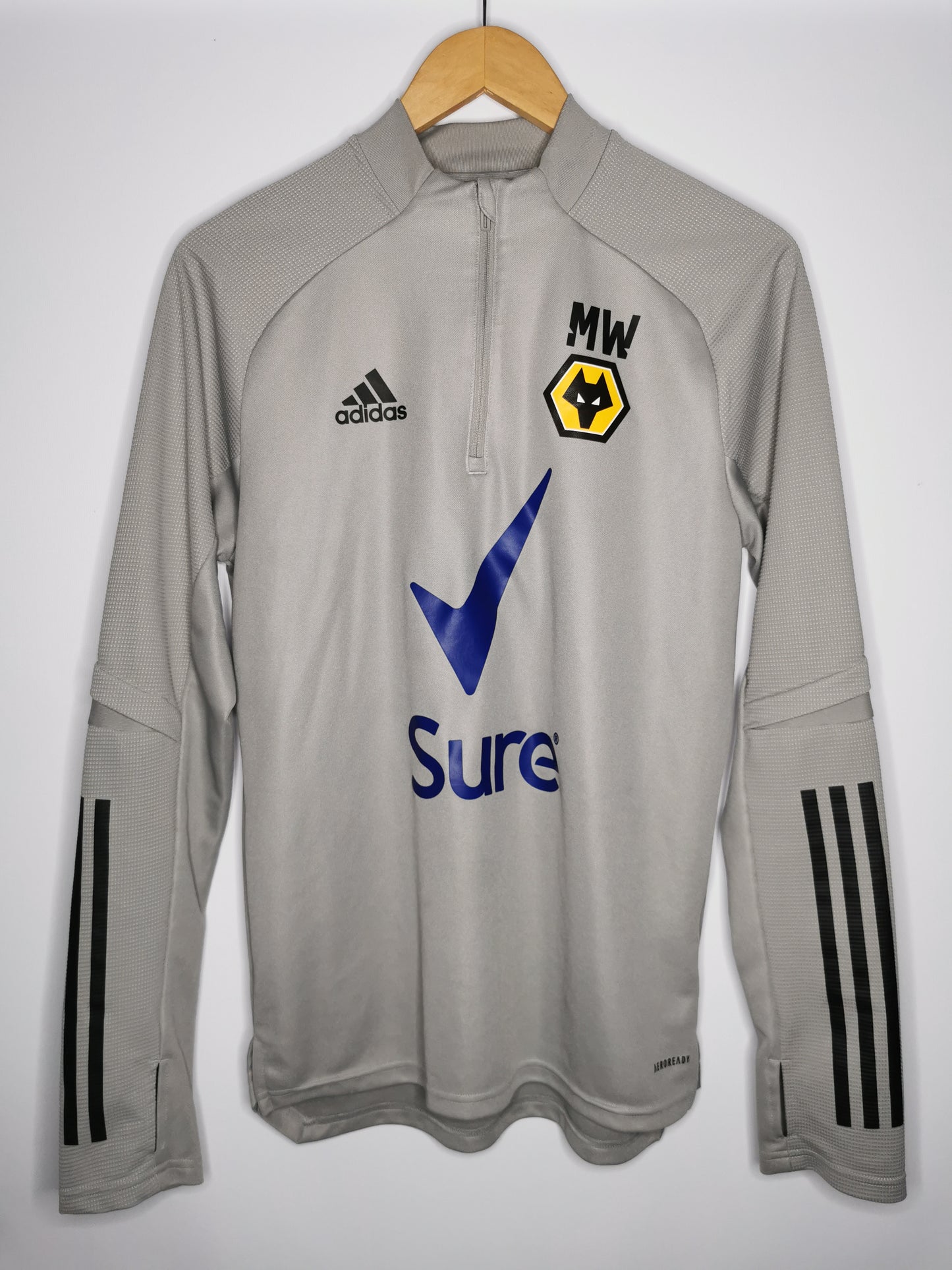 2019 Wolves Staff Issued Training Top, Small (fits slim Medium)