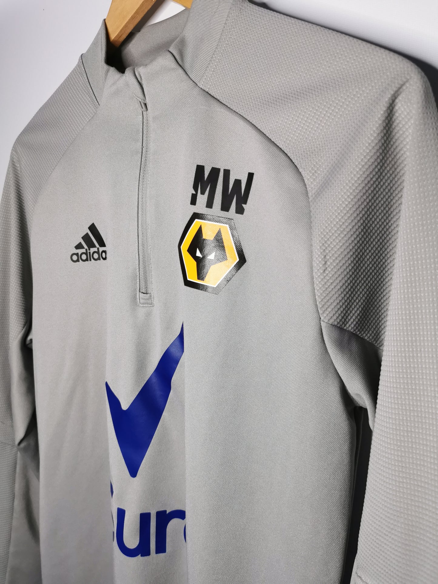 2019 Wolves Staff Issued Training Top, Small (fits slim Medium)