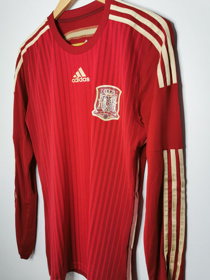 2014 Spain Home Long Sleeve Kitroom Issue, Medium (6)