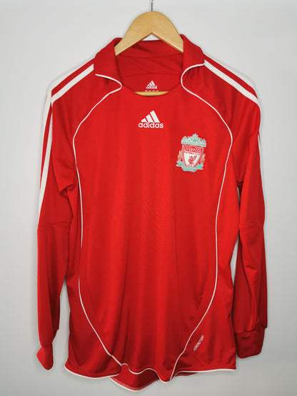 2006 Liverpool Home Long Sleeve Player Spec Sponsorless, Medium