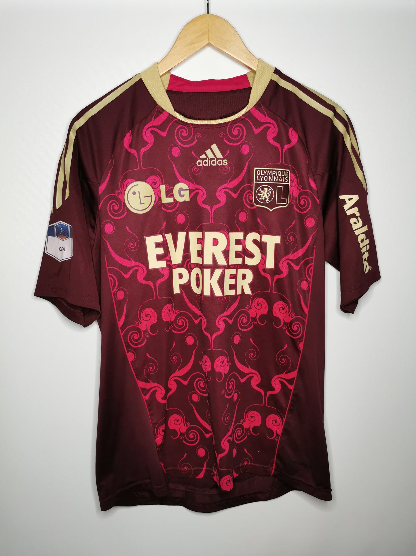 2010 Lyon Away Match Issued #6, Large (fits as Medium)