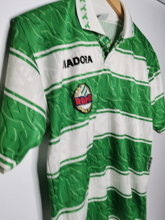 Authentic 1995 Rapid Vienna Home Sponsorless #9 (Image 2)