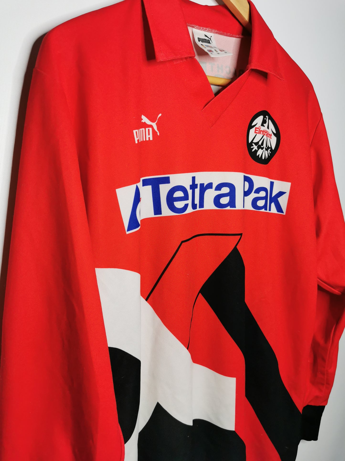 1993 Eintracht Frankfurt Home Long Sleeve, Medium